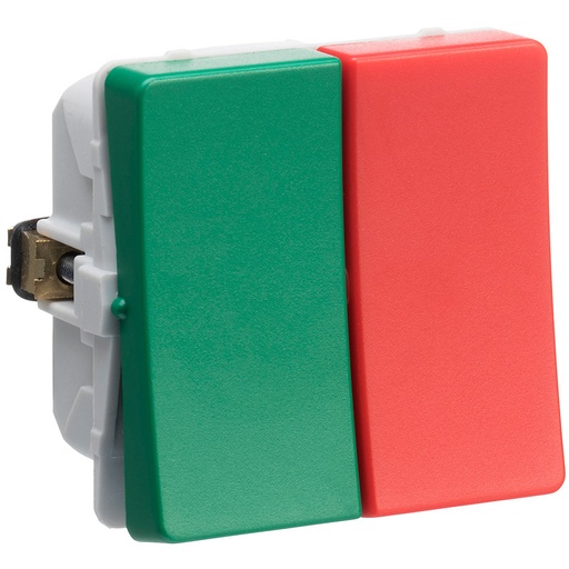 [1017054857] Fuga Kontakt 2 pol start/stop Rød/Grøn