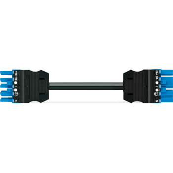 [4228337263] Mellemkabel 1m 5G1,5 hffr hun-han blå