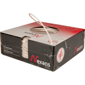 [4232136502] Ledning H07Z1-U 1x2,5 hvid, R100, halogenfri (PVL)