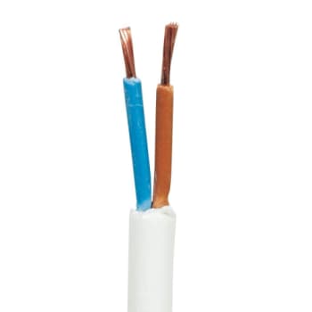 [4232500840] Ledning H03VV-F PKL 2x0,75 hvid S100
