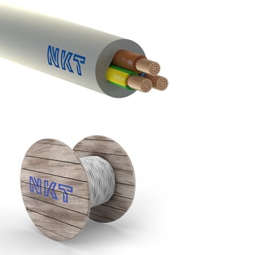 [3033002030] Installationskabel NOIKLX 90° 3G6 Lysegrå AFM, Kampagnepakke 3033002030