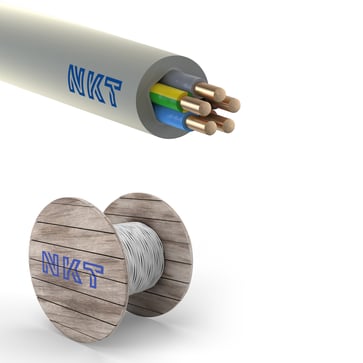 [3033002072] Installationskabel NOIKLX 90° 5G4 Lysegrå AFM, Kampagnepakke 3033002072
