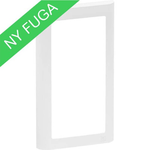 [1017056680] LK Fuga ramme SOFT 63 2m lodret - hvid