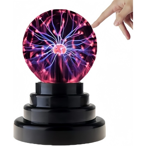 [29449-0] Plasma Lampe - Ø8,3 cm, ideel til børn og dem med en legende sjæl