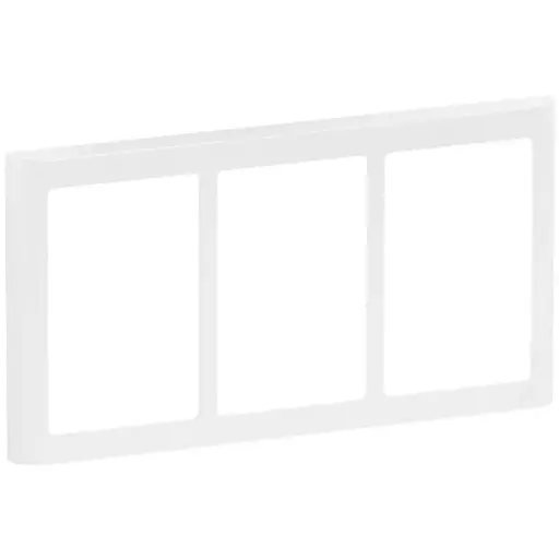 [1017056842] LK Fuga ramme SOFT 63 3x1½m - hvid