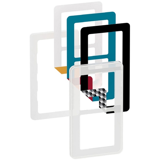 [1017056978] LK Fuga ramme CHOICE 68 2x1m - frosted