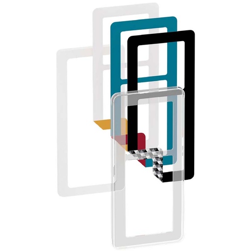 [1017057003] LK Fuga ramme CHOICE 68 2½m - transparent