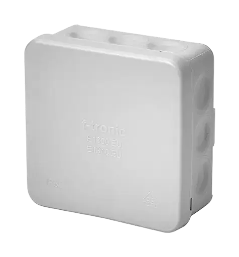 [7340484] F-9 forgreningsdåse 85x85x37mm - grå