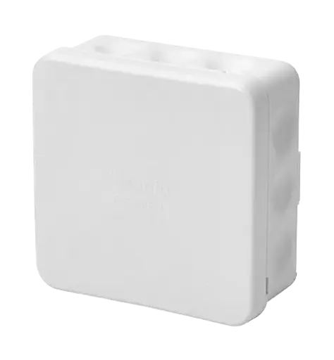 [7340462] F-9 forgreningsdåse 85x85x37mm - Hvid