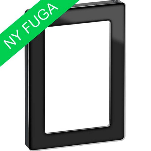 [1017057168] LK Fuga ramme PURE 66 glas 1½m - sort