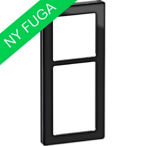 [1017057207] LK Fuga ramme PURE 66 glas 2½m - sort