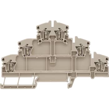 [7921053731] Gennemgangsklemme ZDLD 2,5-2N, mørk beige