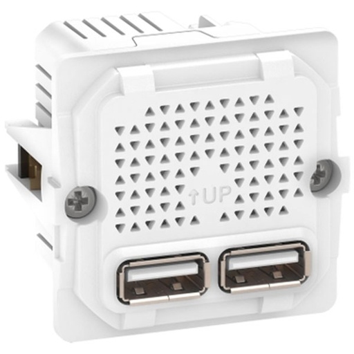 [1017058387] LK Fuga 2xUSB lader 2,1A 1 modul uden afdækning