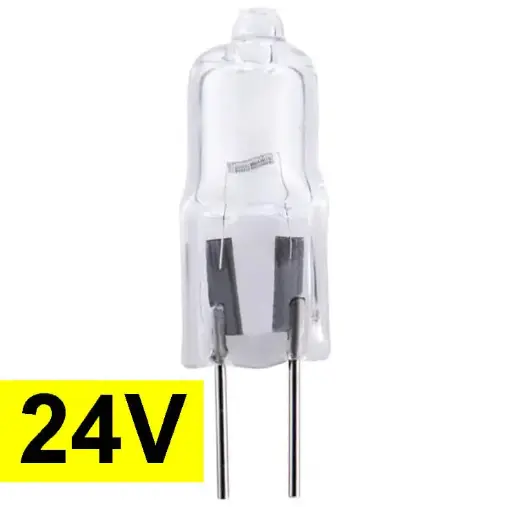 [05477] Halogenpære 20W. G4 24V. KLAR (E)