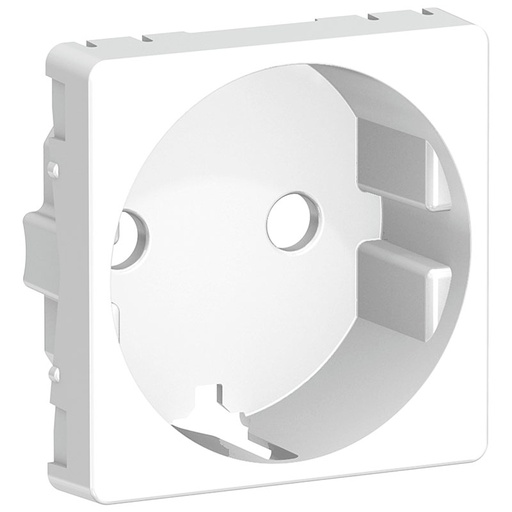 [1017060456] LK Fuga afdækning til 1m stikkontakt med sidejord - hvid