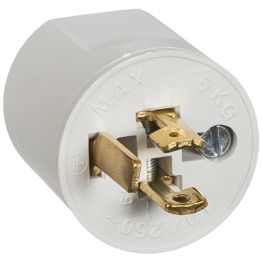 [1020006973] Fuga Lampestikprop 2 ledet + jord lysegrå