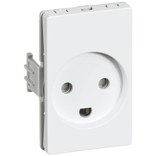 [1017024502] LK Clicline stikkontakt m jord hvid