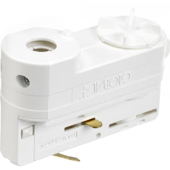 [4245241507] Global 3F Pendeladapter XTSA68-3 hvid (med nippel og aflastning)