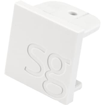 [6245030907] ZIP 230V Endestykke til skinne, hvid 