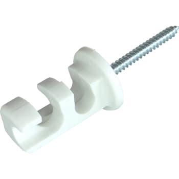 [6239100206] Lampeophæng med skrue hvid