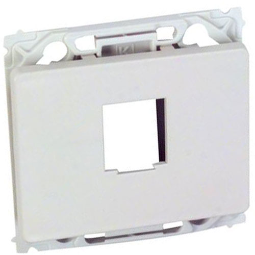 [1086001381] Keystone Opus 66 udtag 1xRJ45 hvid