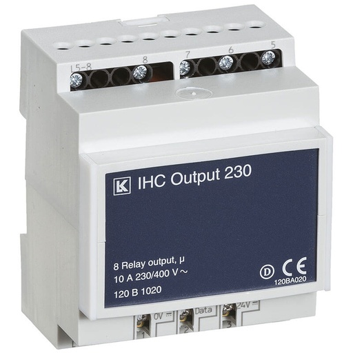 [1086012998] IHC Control® Output 230 V a.c.10 A med 8 udgange
