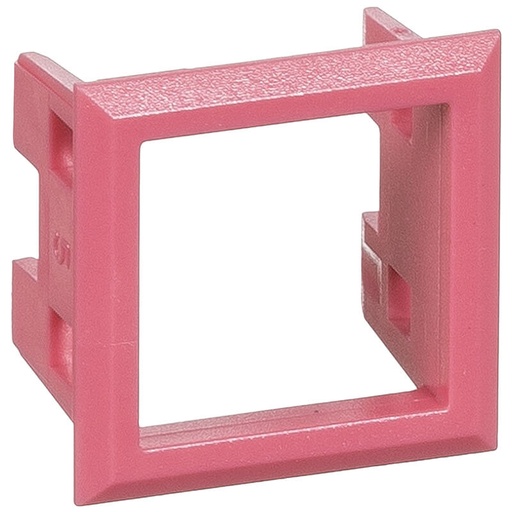 [1086017809] Lexcom montageramme rj45 / rj11rød