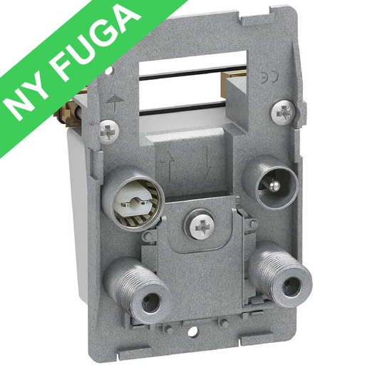 [1087000873] Fuga antenneudtag TV/R/SAT/DAB slutdåse TD254E 1½m