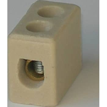 [7121091739] Kronemuffe porcelæn 1-polet, massiv 6 mm² / flerkoret 4 mm²