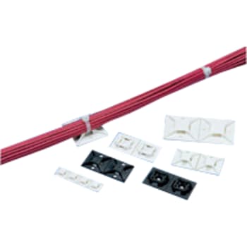 [7139501127] Anker for kabelbinder med lim 20X20 i pakker a 100 styk hvid