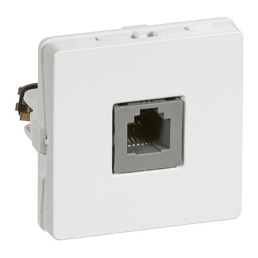 [1088002029] LK Fuga telefoni RJ11 6-polet - hvid