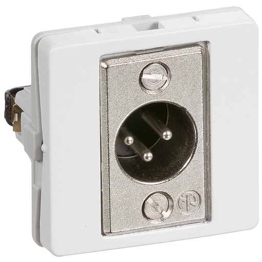 [1088002113] LK FUGA® audioudtag XLR 3-pol han T1 1 stik hvid