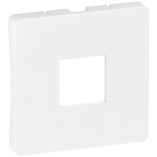[1088002236] Fuga afdækning for 1xRJ11 1 modul hvid