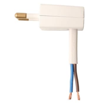 [1928909512] Vinkel stikprop hvid