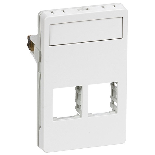 [1088010985] LK Fuga dataudtag til 2xActassi konnektor 1½m - hvid