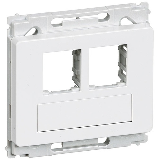 [1088011010] Opus 66 Dataudtag Lige For 2XRJ45 Hvid