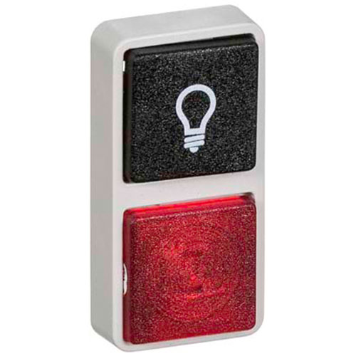 [1092000541] Minimodul 2 modul lys og lampe lysegrå