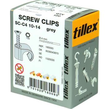 [8339343870] CLIPS MED TX20 SKSC-C4 10-14MM GRÅ