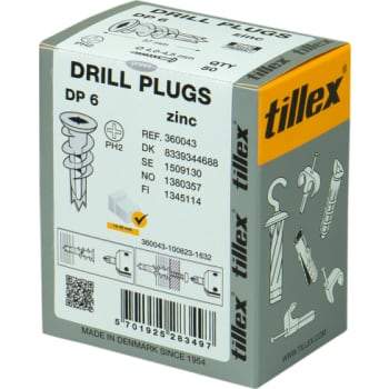 [8339344688] Plugs Drill DP-6 37 mm zink (50)