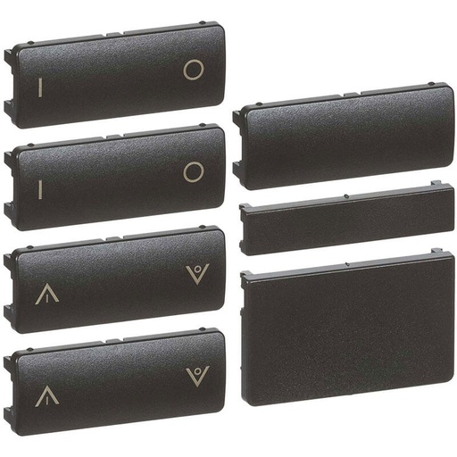 [1092002057] Fuga tangent kombi afbryder og kombi lys koksgrå