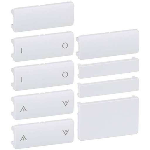 [1092002109] Fuga tangentsæt for batteritryk 6 slutte hvid