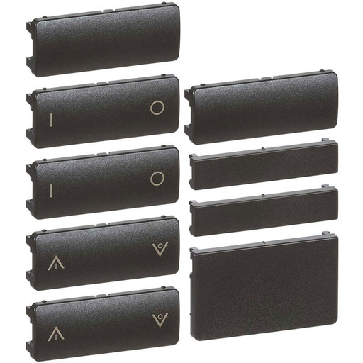 [1092002112] Fuga tangentsæt for batteritryk 6 slutte koksgrå