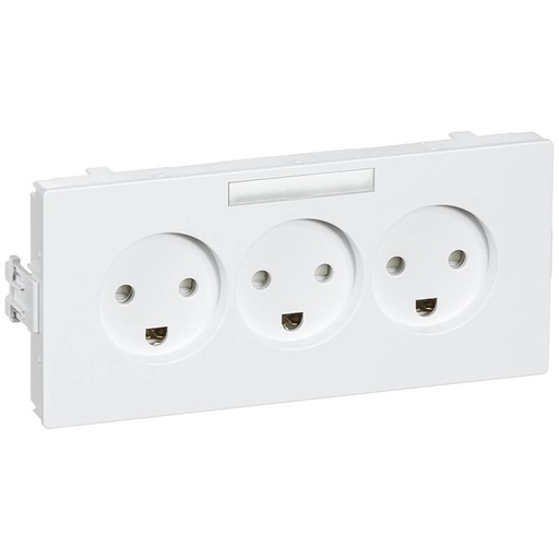 [1017034864] LK Clic line  stikkontakt trippel m. j hvid