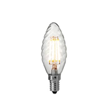[6249200089] Pære LED 4W Kerte Snoet Klar - 320 Lumen - K2200