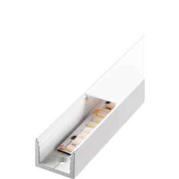 [6257914341] StripLine profil, påbygget, 1,8m, hvid