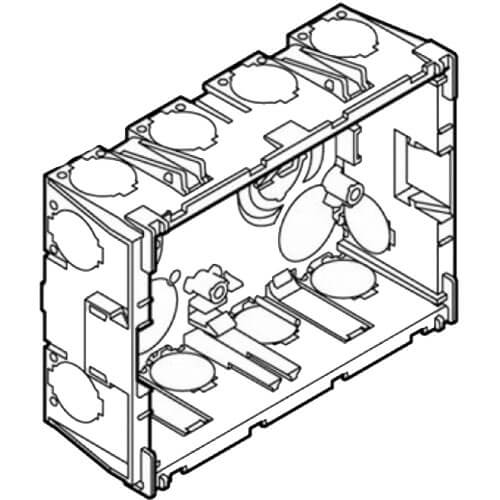 [1017035766] LK Clic line kanaldåse 2 modul