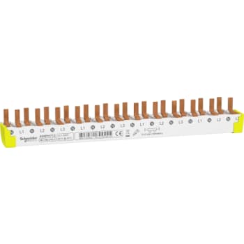 [3322079826] Sløjfeskinne 3PN 12M: N L1 N L2 N L3 N L1 N L2 N L3 N L1 N L2 N L3 9mm pitch tillader mix af 1PN og 