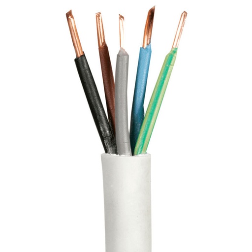 [1433100071] El Kabel FXQ - 5x6mm² - pr. meter 32A