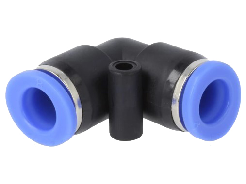 [H62604] Pneumatik Fitting - Vinklet mellemled, 8mm