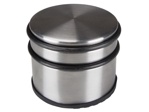 [H50390] Dørstopper, Rustfri stål - Høj model, Ø9 x 7,5cm (1,1kg)